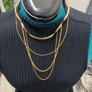 Stella and dot layered chains necklace